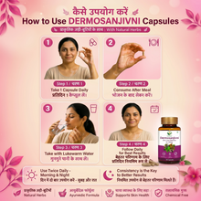 Itivedam Dermosanjivni Vitiligo Care Capsule